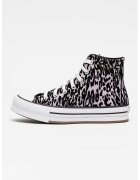 Converse Tenisi cu model animal print Chuck Taylor All Star Lift - Negru/Lila