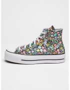 Converse Tenisi high-cut Lift Allover Florals - Negru/Multicolor