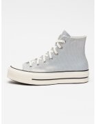 Converse Tenisi mid-high Chuck Taylor Star Lift - Argintiu