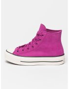 Converse Tenisi mid-high de piele intoarsa Chuck Taylor All Star Lift - Fucsia