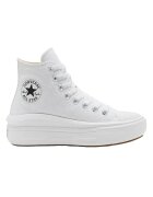 Converse Tenisi sport - Chuck Taylor All Star Move - Textil/Cauciuc - Alb - Alb