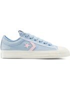 Converse Tenisi Star Player 76 din piele intoarsa colorati - Albastru