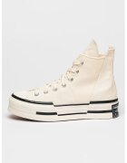 Converse Tenisi unisex din material textil cu logo Chuck 70 Plus - Alb murdar