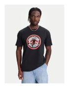 Converse Tricou barbati 10027722-A01 - Bumbac - Negru - Negru