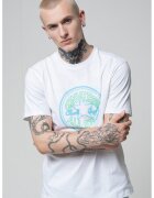 Converse Tricou cu imprimeu logo Neon Sign All Star - Alb/Turcoaz