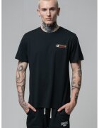 Converse Tricou cu imprimeu logo pe partea din spate - Negru/Albastru glaciar