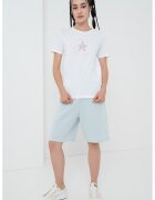 Converse Tricou de bumbac cu logo - Alb/Roz deschis