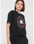 Converse Tricou unisex de bumbac Chuck Patch Core - Rosu/Alb/Negru
