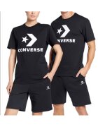 Converse Tricou unisex din bumbac - Negru
