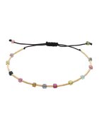 CORINA MARDARI Bratara filata cu aur de 14K/20 si turmalin - Auriu/Multicolor