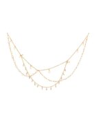 CORINA MARDARI Colier din aur filat de 14k/20 - decorat cu perle de cultura - safire si labradorite