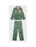 Cotton On Kids Pijama copii - Bumbac - Verde - Verde