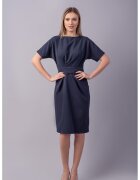 Couture de Marie Rochie cu cordon in talie - Bleumarin