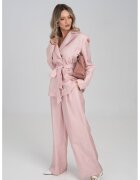 Couture de Marie Sacou lejer din amestec de in - Roz pastel