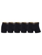 CR7 Set 5 perechi boxeri barbati Bumbac/Elastan - Negru - Negru