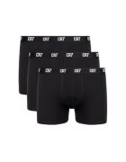 CR7 Underwear Set 3 boxeri barbati Cristiano Ronaldo Cr7 - 300 8100 49 - Bumbac/Elastan - M INTL - Negru