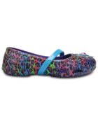 Crocs Balerini Kids' Lina Graphic Flat - US Mov - Ultraviolet - Mov