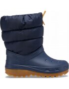 Crocs Cizme De Zapada Slip-on Copii - Classic Neo Puff Boot - Maro - Maro