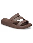 Crocs Paboti Femei Spuma Croslite - Getaway Strappy 209587 - Maro - Maro