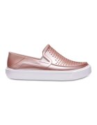 Crocs Pantofi Kids' CitiLane Roka Metallic Slip-On - US Roz - Rose Dust - Roz metalizat