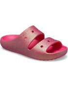 Crocs Papuci Femei Spuma Croslite - Classic Iridescent Glitter - Roz