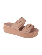 Crocs Papuci flip-flop - Brooklyn Low Wedge Sandal 207431 - Maro