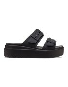 Crocs Papuci wedge de cauciuc Brooklyn2 - Negru
