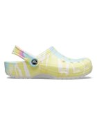 Crocs Saboti Classic Tie-Dye Graphic Clog - US Alb - White/Multi - Alb