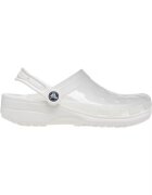 Crocs Saboti Classic Translucent Clog - Alb