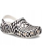 Crocs Saboti Copii - Classic Warped Checker 21099 Clog - Alb - Alb