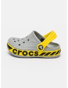 Crocs Saboti cu imprimeu desene animate - Gri deschis/Galben