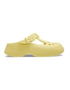 Crocs Saboti cu logo in relief - Galben