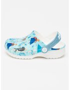 Crocs Saboti cu model cu desene animate - Albastru deschis