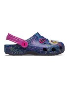 Crocs Saboti cu talismane - Fucsia/Albastru inchis
