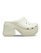 Crocs Saboti cu toc masiv Siren - Alb fildes
