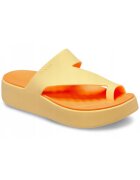 Crocs Saboti Femei Spuma Croslite - Getaway Platform Toe Loop - Portocaliu - Portocaliu