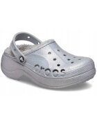 Crocs Saboti Izolati Femei - Baya Platform Lined 210451 Clog - Argintiu -