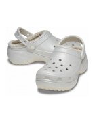 Crocs Saboti Izolati Femei - Classic Lined 210413 Clog - Argintiu - Argintiu