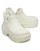 Crocs Saboti Izolati Platforma Femei - Stomp Lined Shorty Boot - Bej -