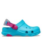 Crocs Saboti Kids' Classic All-Terrain Clog - US Albastru deschis - Digital Aqua - Alb