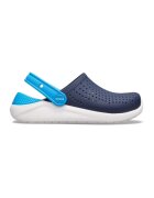 Crocs Saboti Kids' LiteRide Clog 22-23 EU - C6 US Albastru - Navy/White