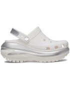 Crocs Saboti Mega Crush Metallic Clog - Alb