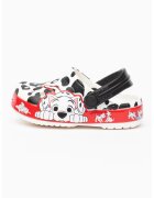 Crocs Saboti slingback cu 101 Dalmatieni Fun Lab - Rosu/Alb/Negru