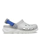 Crocs Saboti slingback cu aspect perforat - Alb/Gri deschis/Albastru