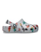 Crocs Saboti slingback cu imprimeu masini Classic - Rosu/Verde/Gri deschis