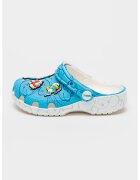 Crocs Saboti slingback cu model clasic si imprimeu desene animate - Rosu/Albastru pastel/Alb optic