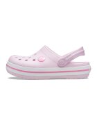 Crocs Saboti slingback cu model uni - Roz pal