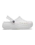 Crocs Saboti slingback cu perforatii - Alb