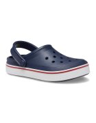 Crocs Saboti slingback cu perforatii Off Court - Alb murdar/Bleumarin