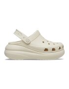 Crocs Saboti slingback cu talpa wedge Crush - Alb fildes